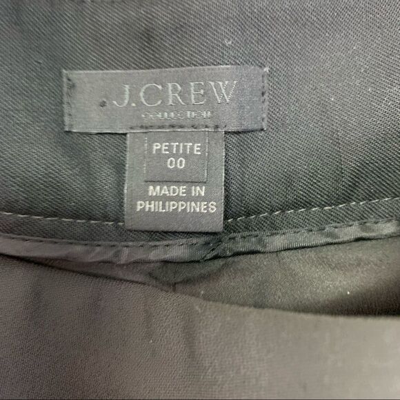 J.crew Collection dark gray charcoal dress pants size 00 petite - Picture 7 of 14